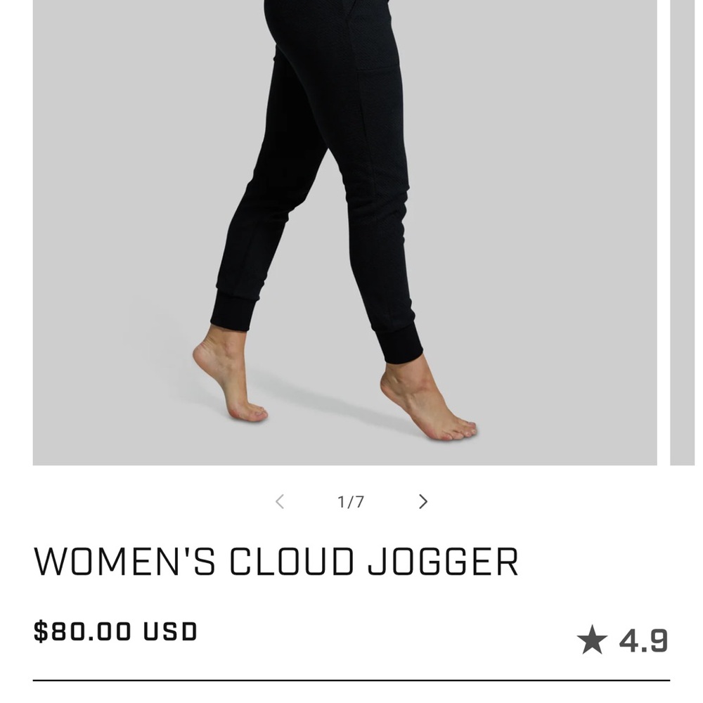 Born Primitive Women's Black Cloud Jogger